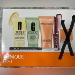 CLINIQUE Happy 5-piece On The Go gift set New in box Never Opened  * Black Honey